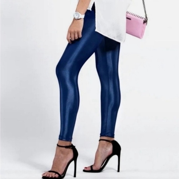 KORAL Lustrous Navy Blue Leggings M L - Picture 2 of 7